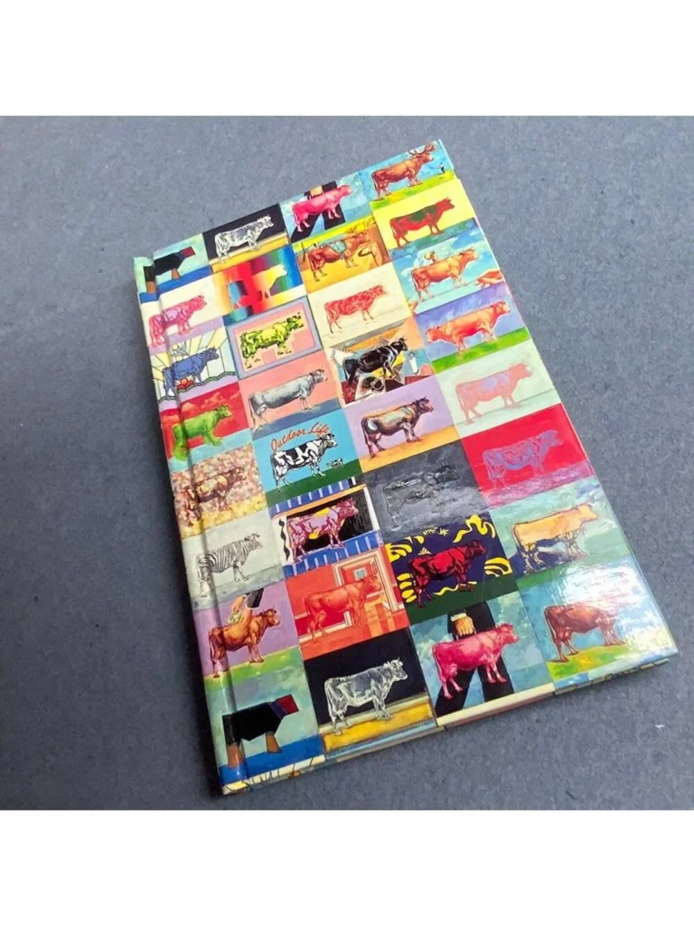 Now Cow Outdoor Life Blank Lined Journal By Paul Giovanopoulos Art 1986 6 x 9